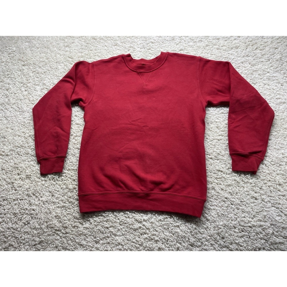 Lululemon All Yours Red Fleece Crewneck Sweatshirt Women's Size M
